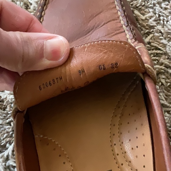 Martin Dingman Tan Leather Loafers Made In Brazil main image 5